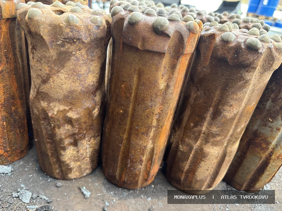 Drill Heads – z důlní techniky na reálné fotografii materiálu v kategorii Důlní hroty a Drill Heads.
