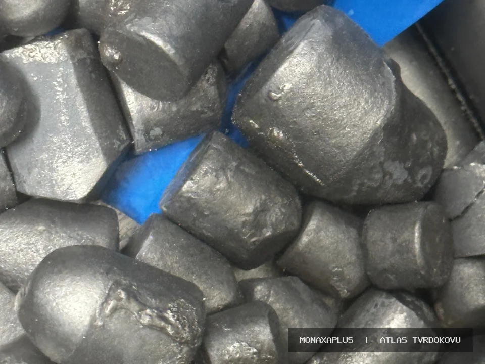 Karbidové vrtací špičky – z důlní techniky na reálné fotografii materiálu v kategorii Důlní hroty a Drill Heads.